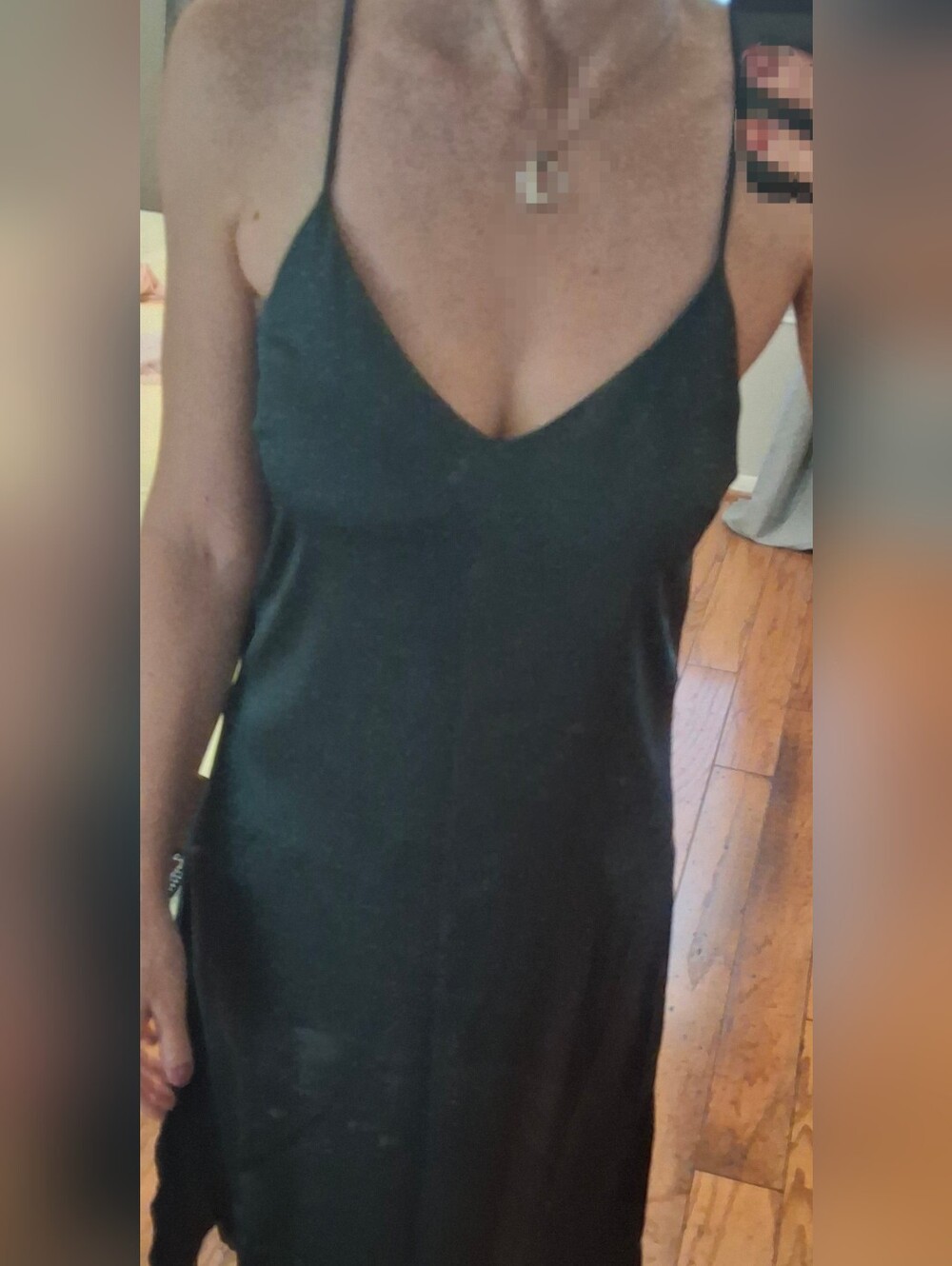 NWT Satin Slip Midi Dress